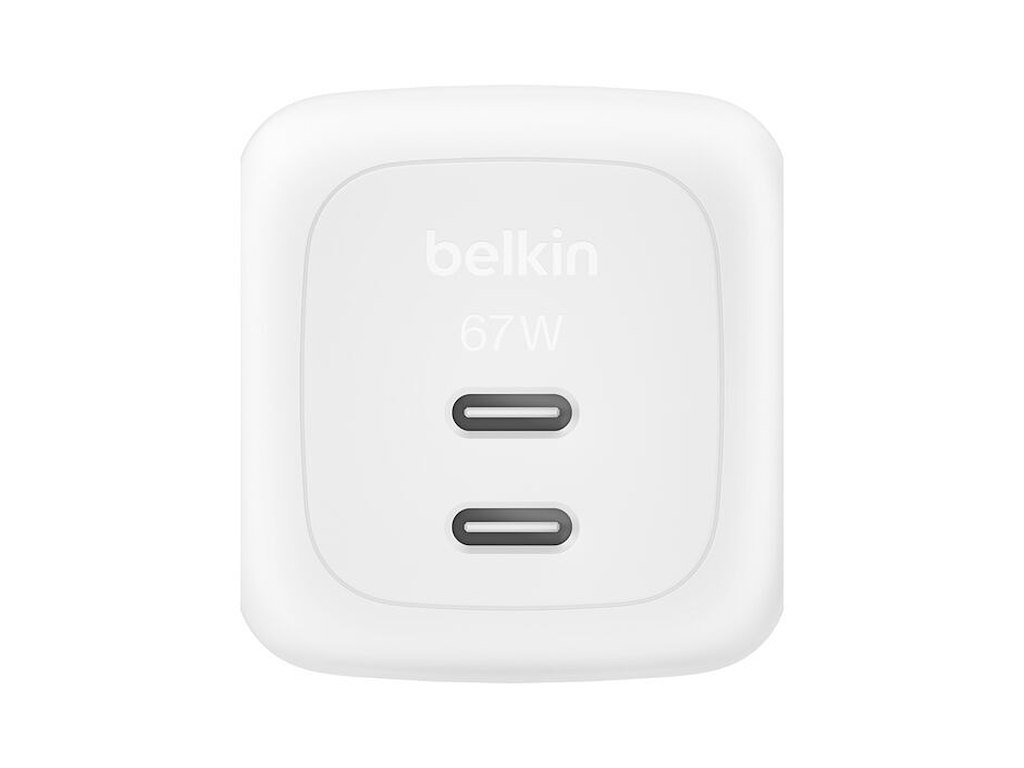 Belkin WCH020KQWH oplader til mobil enhed Universel Hvid Vekselstrøm Hurtig opladning Indendørs
