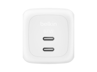 Belkin WCH020KQWH oplader til mobil enhed Universel Hvid Vekselstrøm Hurtig opladning Indendørs