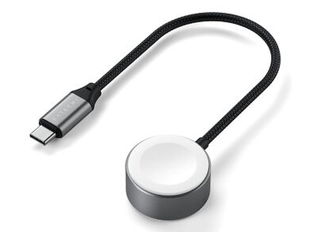 Satechi ST-QCAWM oplader til mobil enhed SmartWatch Hvid, Grå USB Trådløs opladning Indendørs