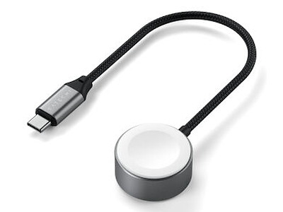 Satechi ST-QCAWM oplader til mobil enhed SmartWatch Hvid, Grå USB Trådløs opladning Indendørs