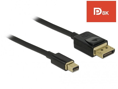 DeLOCK 84927 DisplayPort kabel 1 m Mini DisplayPort Sort