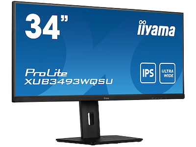 iiyama ProLite XUB3493WQSU-B5 computerskærm 86,4 cm (34") 3440 x 1440 pixel UltraWide Quad HD LED Sort