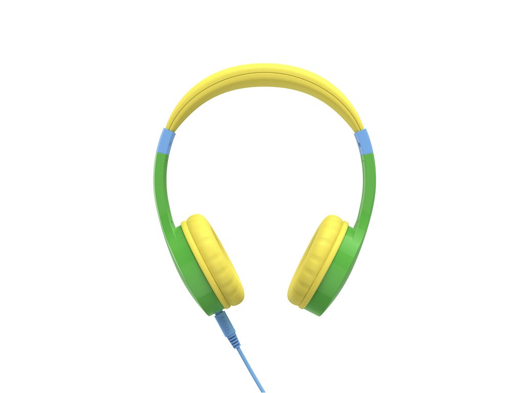 Hama Kids Guard Headset Ledningsført Opkald/musik Blå, Grøn, Gul