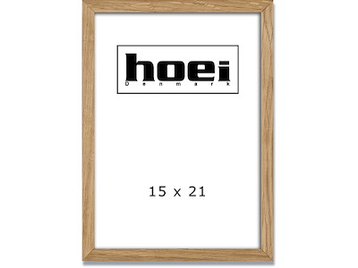 Fotoramme, 15x21 cm, Natur, Egetræ, Hoei 200