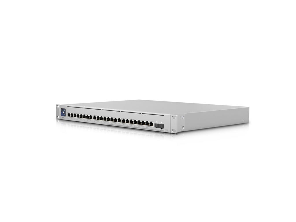 Ubiquiti USW-ENTERPRISE-24-POE netværksswitch Administreret L3 Gigabit Ethernet (10/100/1000) Strøm over Ethernet (PoE) Sølv
