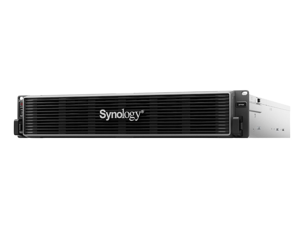 Synology DP7400 NAS & lagringsserver Stativ (2U) EPYC 7272 64 GB 207,68 TB HDD+SSD Sort