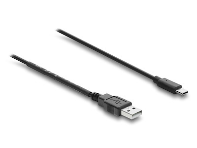 DeLOCK 81659 USB-kabel 1,5 m USB A USB C Sort