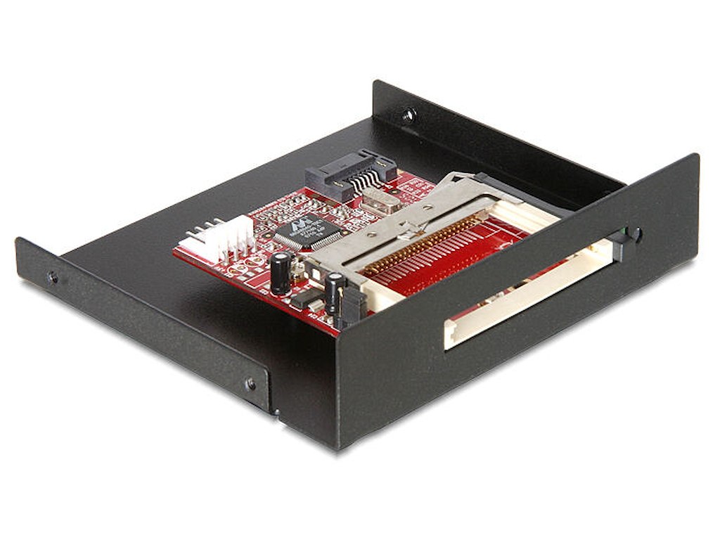 DeLOCK SATA Card Reader kortlæser Sort