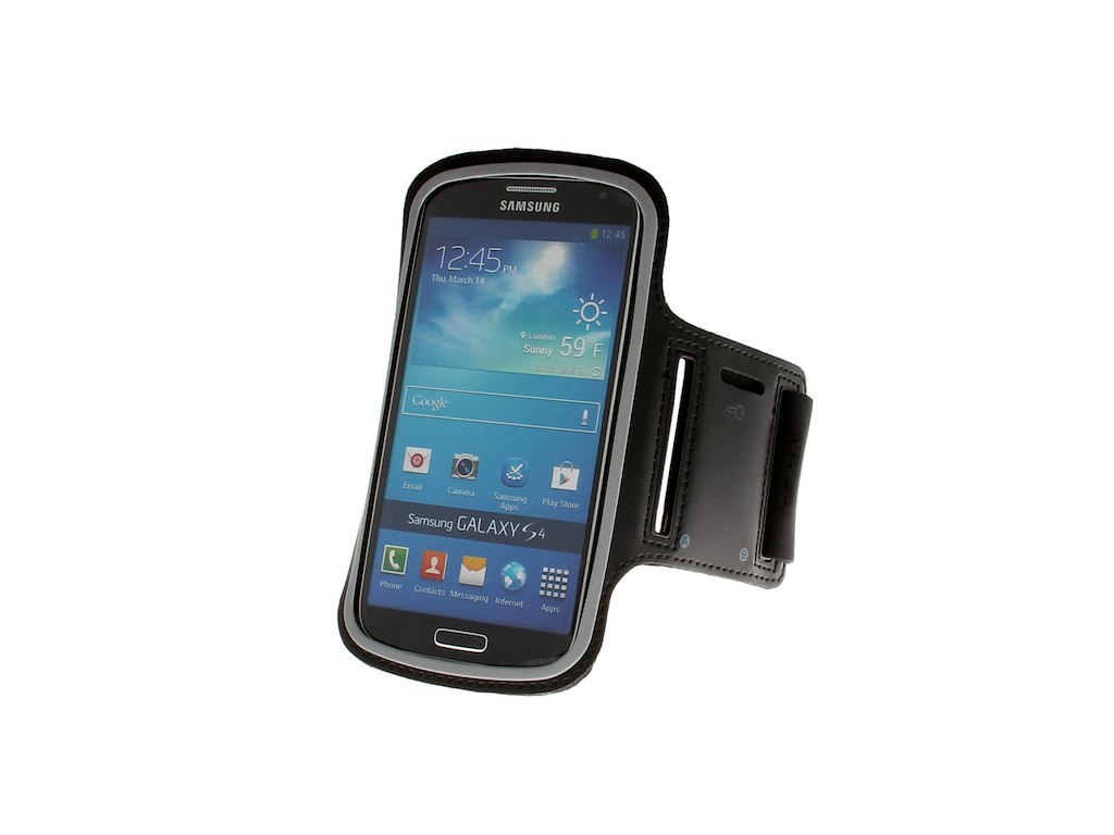 Insmat 862-1114 mobiltelefon etui Armbåndetui Sort, Transparent