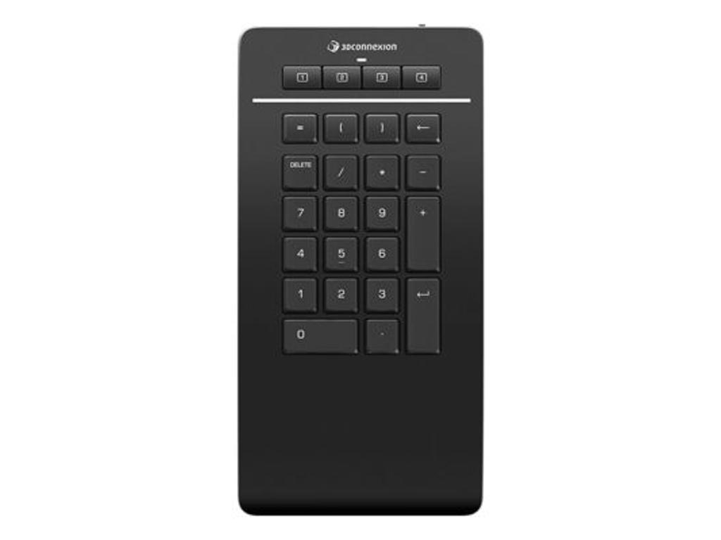 3Dconnexion Numpad Pro numerisk tastatur Bluetooth/USB/RF Wireless Sort