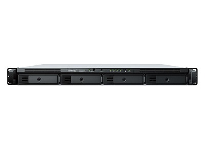 Synology RackStation RS822RP+ NAS Stativ (1U) Ryzen Embedded V1500B 2 GB DDR4 32 TB HDD DSM Grå