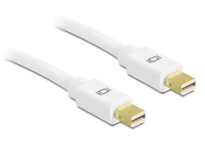DeLOCK 0.5m, mini Displayport - mini Displayport 0,5 m Hvid