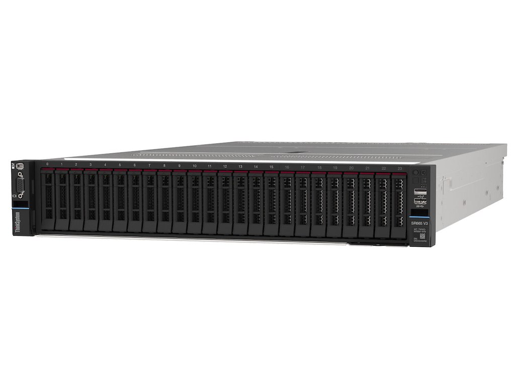 Lenovo ThinkSystem SR665 V3 server Stativ (2U) AMD EPYC 9135 3,65 GHz 32 GB DDR5-SDRAM 750 W