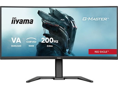 iiyama G-MASTER GCB3484WQSU-B2 34IN PRO-GAMING 0.4MS VA LCD 3440X144 computerskærm 86,4 cm (34") 3440 x 1440 pixel UltraWide Quad HD Sort