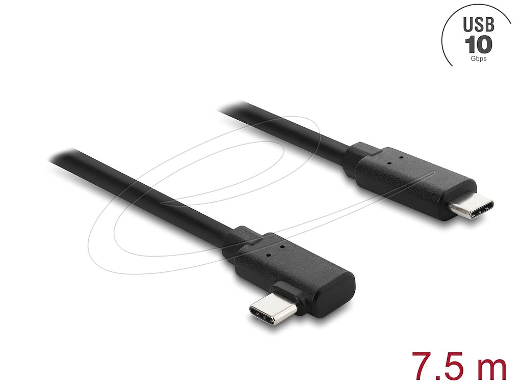 DeLOCK 87241 USB-kabel USB 2.0 7,5 m USB C Sort