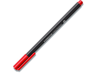 Fineliner, Rød, 0.3 mm, 1 stk, Staedtler Triplus 334