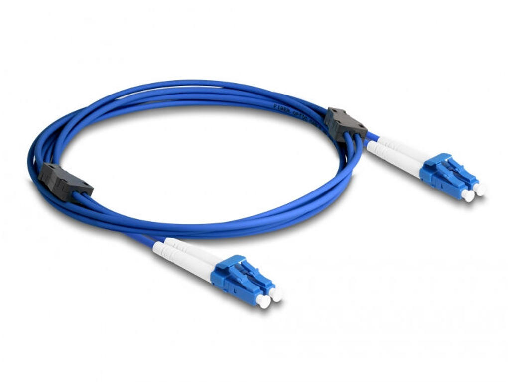 DeLOCK 87920 InfiniBand og fiberoptisk kabel 2 m LC Blå