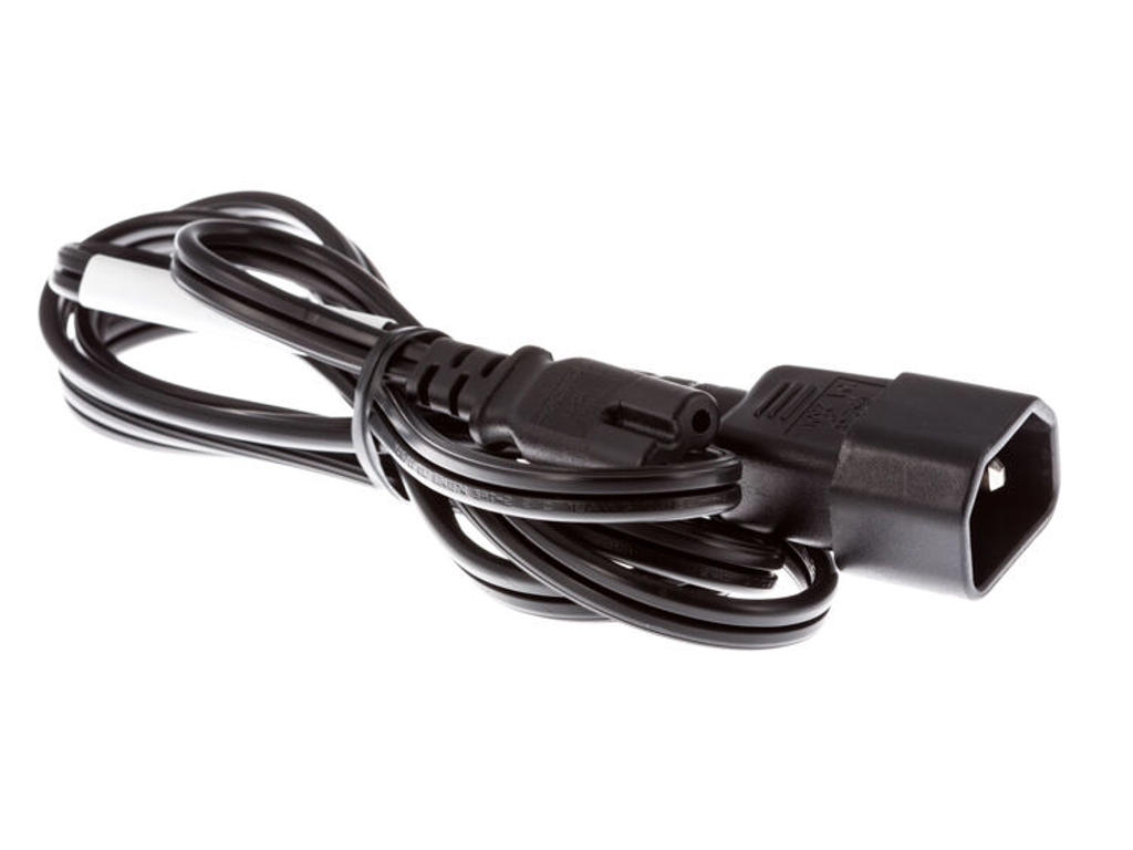 Zebra CS-CC6-IEC el-ledning Sort 0,5 m C7 forbinder C14 forbinder