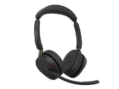 Jabra Evolve3 65 Headset Trådløs Kontor/Callcenter USB Type-A Bluetooth Sort