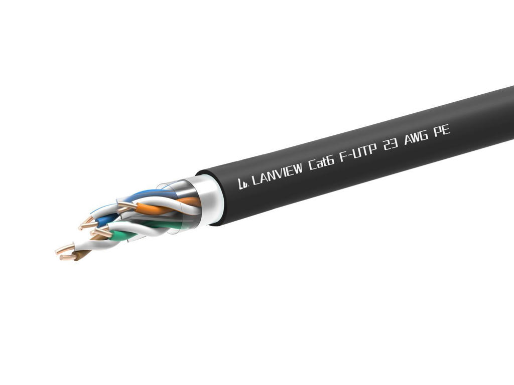 Lanview LVN-CAT6PE-FUTP-305M netværkskabel Cat6 F/UTP (FTP)