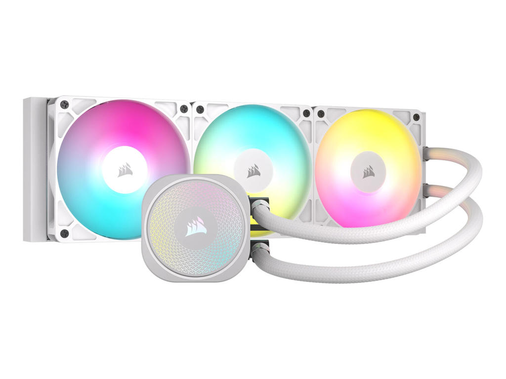 Corsair Nautilus 360 RS ARGB Liquid Processor Alt-i-en væskekøler Hvid 1 stk