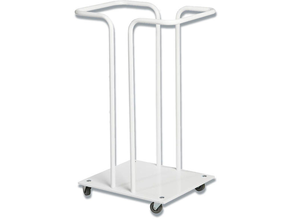  Affaldsstativ uden låg til 120 ltr sække Hvid