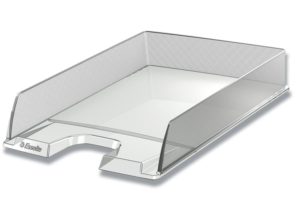 Brevbakke, Transparent klar, A4, Udvendig: B25.4xH6.1xD35 cm, Esselte Europost 