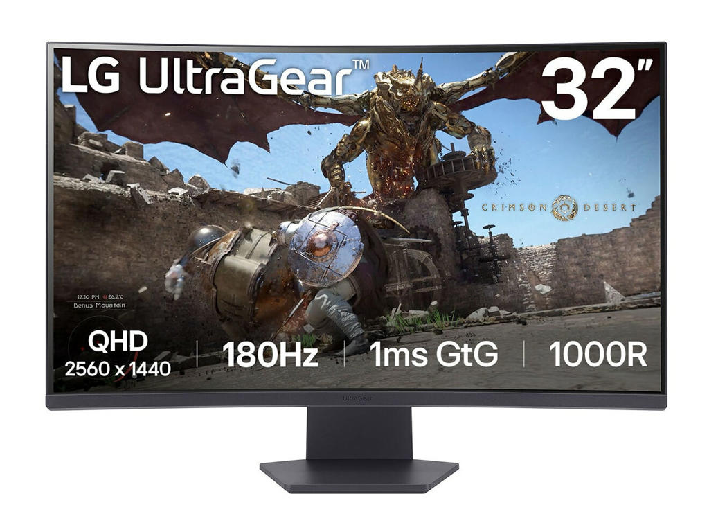LG 32GS60QC-B computerskærm 80 cm (31.5") 2560 x 1440 pixel Quad HD LCD Sort