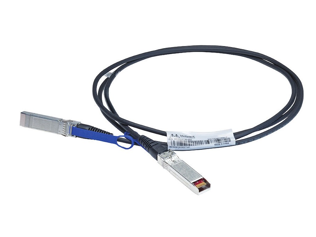 Nvidia Mellanox MC3309130-003 InfiniBand og fiberoptisk kabel 3 m SFP+ Sort