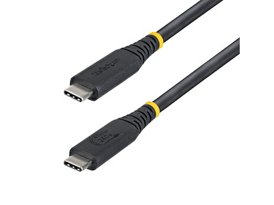StarTech.com CC1M40GUSB4TP USB-kabel USB4 Gen 3x2 1 m USB C 40 Gbit/sek. 240 W Sort