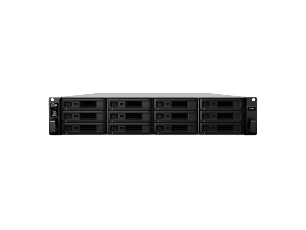 Synology Unified Controller UC3200 SAN Stativ (2U) Intel® Xeon® D D-1521 8 GB DDR4 0 TB Sort, Grå