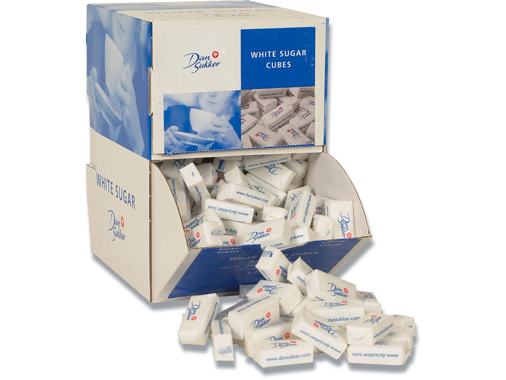 Sukker, 227 pakker, 4.4 g, Hugget, Dansukker 