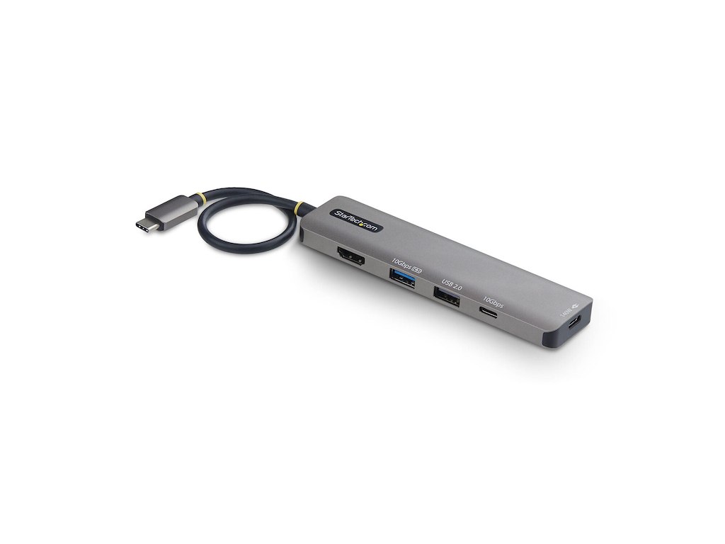 StarTech.com 164B-USBC-MULTIPORT dockingstation Ledningsført USB 3.2 Gen 2 (3.1 Gen 2) Type-C Grå