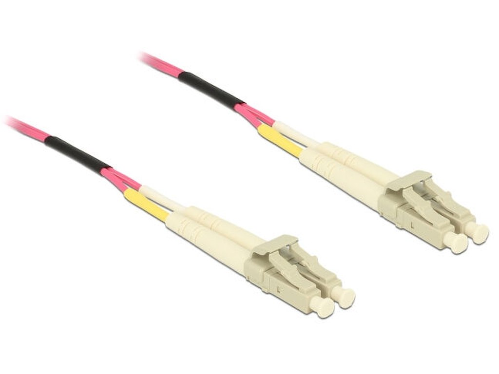 DeLOCK 80155 InfiniBand og fiberoptisk kabel 50 m 2x LC MMF Violet