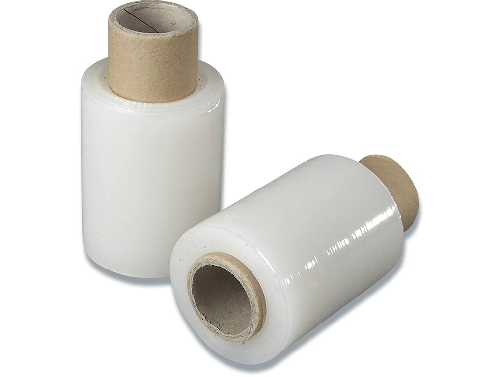 Strækfilm, 10cm x 150m, 20 micron, 1 rulle, Banderole 