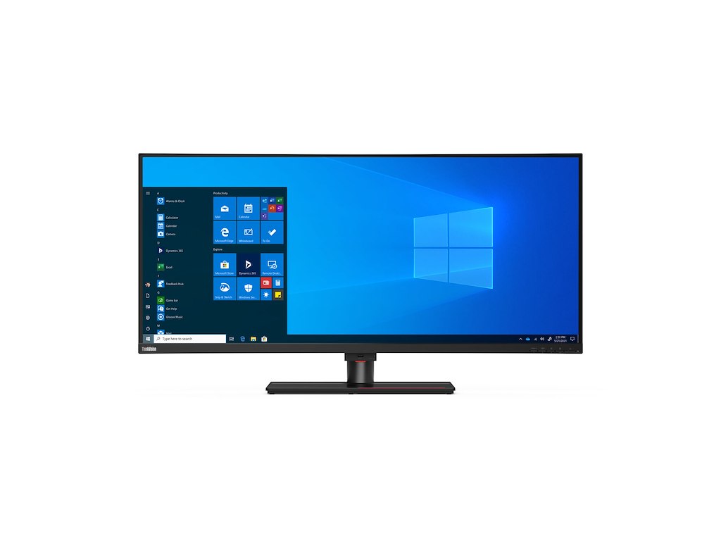 Lenovo ThinkVision P40w-20 LED display 100,8 cm (39.7") 5120 x 2160 pixel Sort