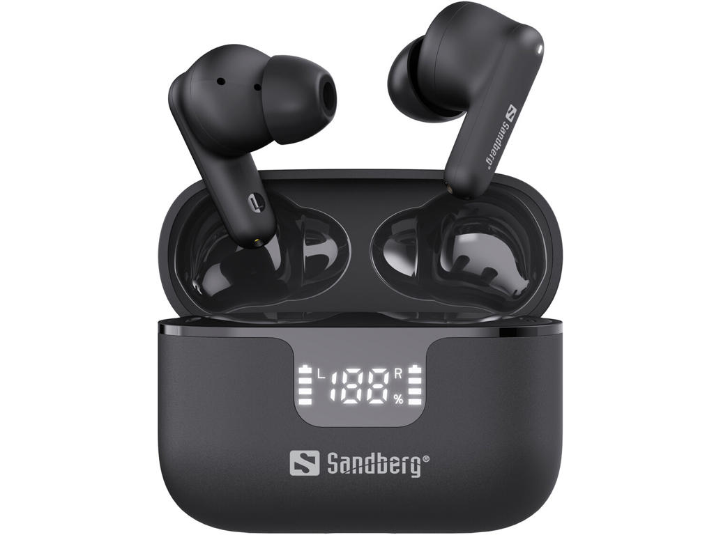 Sandberg 126-52 hovedtelefoner/headset True Wireless Stereo (TWS) I ørerne Musik/hverdag Bluetooth Sort