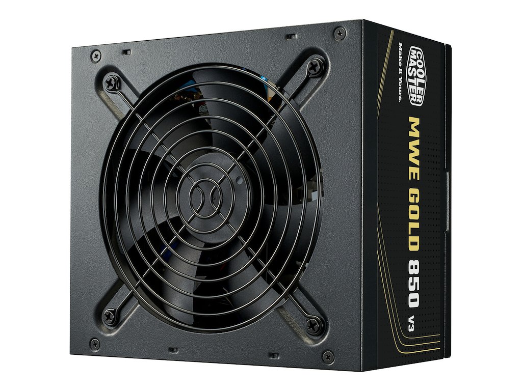 Cooler Master MWE GOLD 850 V3 enhed til strømforsyning 850 W 24-pin ATX ATX Sort
