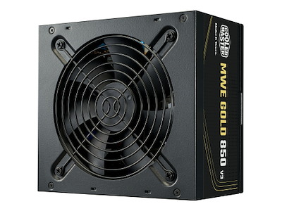 Cooler Master MWE GOLD 850 V3 enhed til strømforsyning 850 W 24-pin ATX ATX Sort