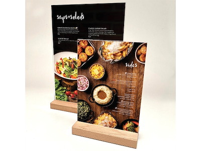 DSI Wood Block Menuholder, A4, Model 1229