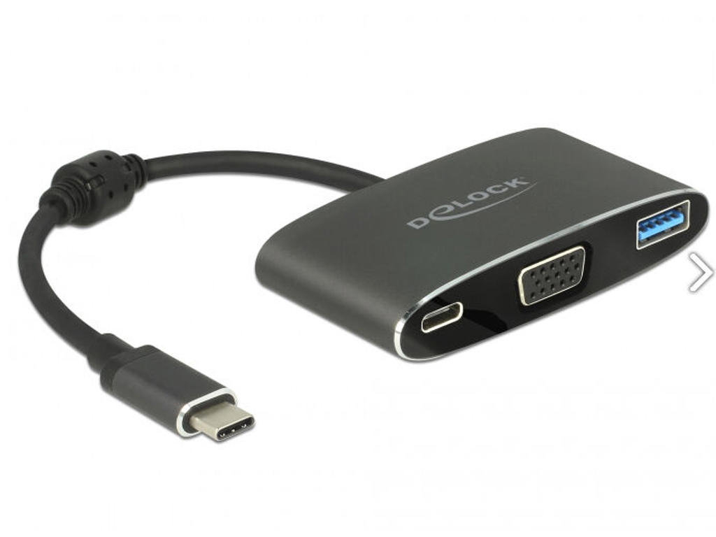 DeLOCK 62992 USB grafisk adapter 3840 x 2160 pixel Grå