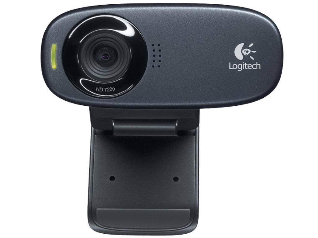 Logitech C310 HD Webcam, Black