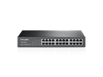 TP-Link TL-SF1024D Ikke administreret Fast Ethernet (10/100) 1U Sort