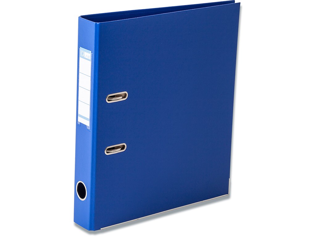 Brevordner, A4, 5 cm, Blå, Q-Line  Smal