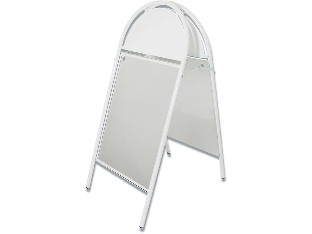Gadeskilt Light B2 50x70cm hvid med magnetluk, Twinco TWIN