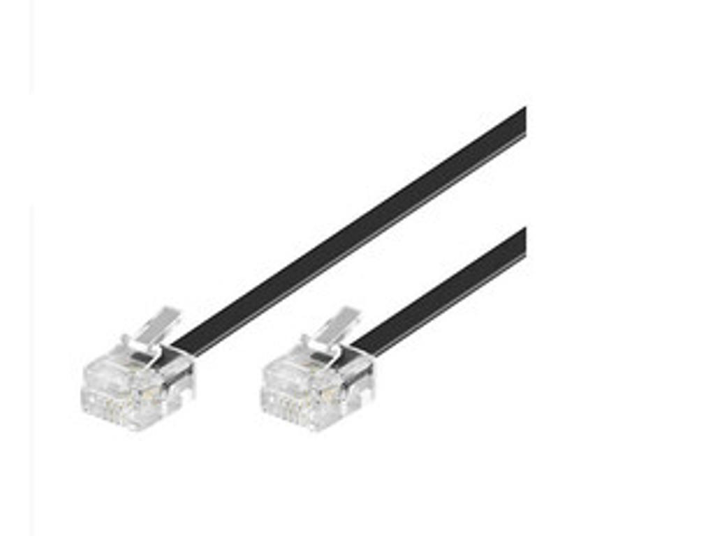 Microconnect MPK182 telefonkabel 2 m Sort