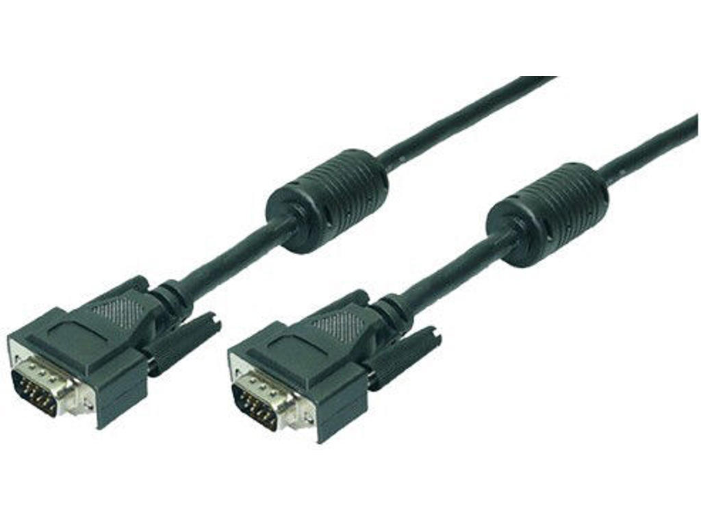 LogiLink 20m VGA M/M VGA kabel VGA (D-Sub) Sort