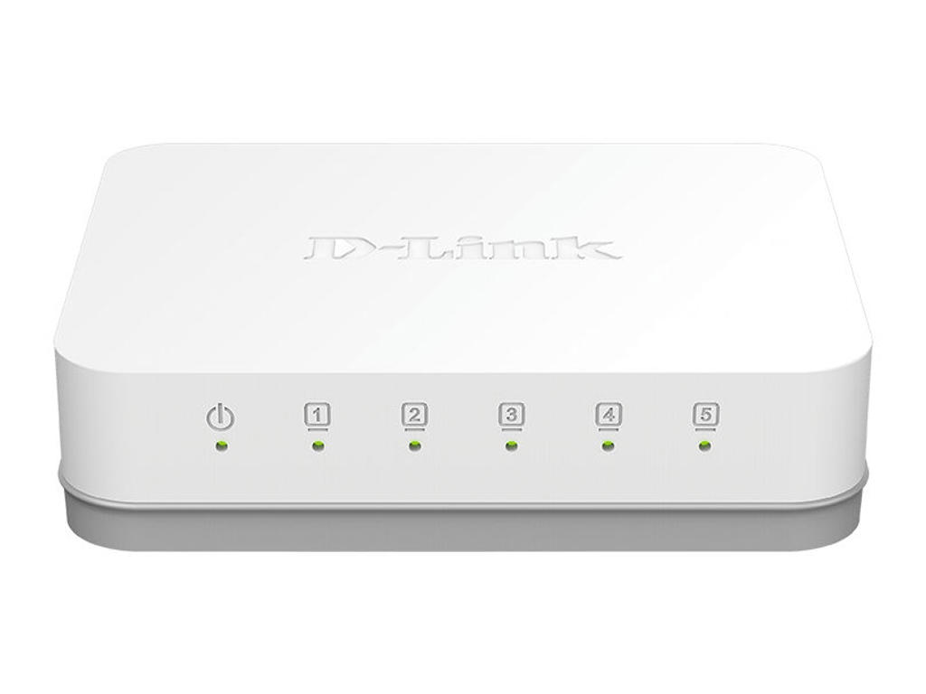 D-Link GO-SW-5G Ikke administreret Gigabit Ethernet (10/100/1000) Hvid