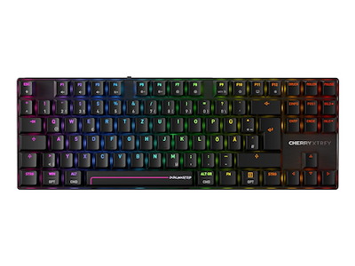 CHERRY MX 8.2 Pro TMR Wireless tastatur Spil USB + RF Wireless + Bluetooth QWERTZ Tysk Sort