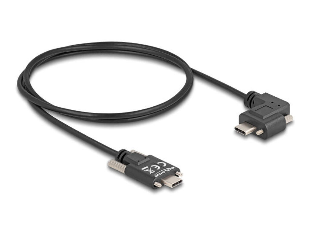 DeLOCK 80956 USB-kabel USB 2.0 1 m USB C Sort